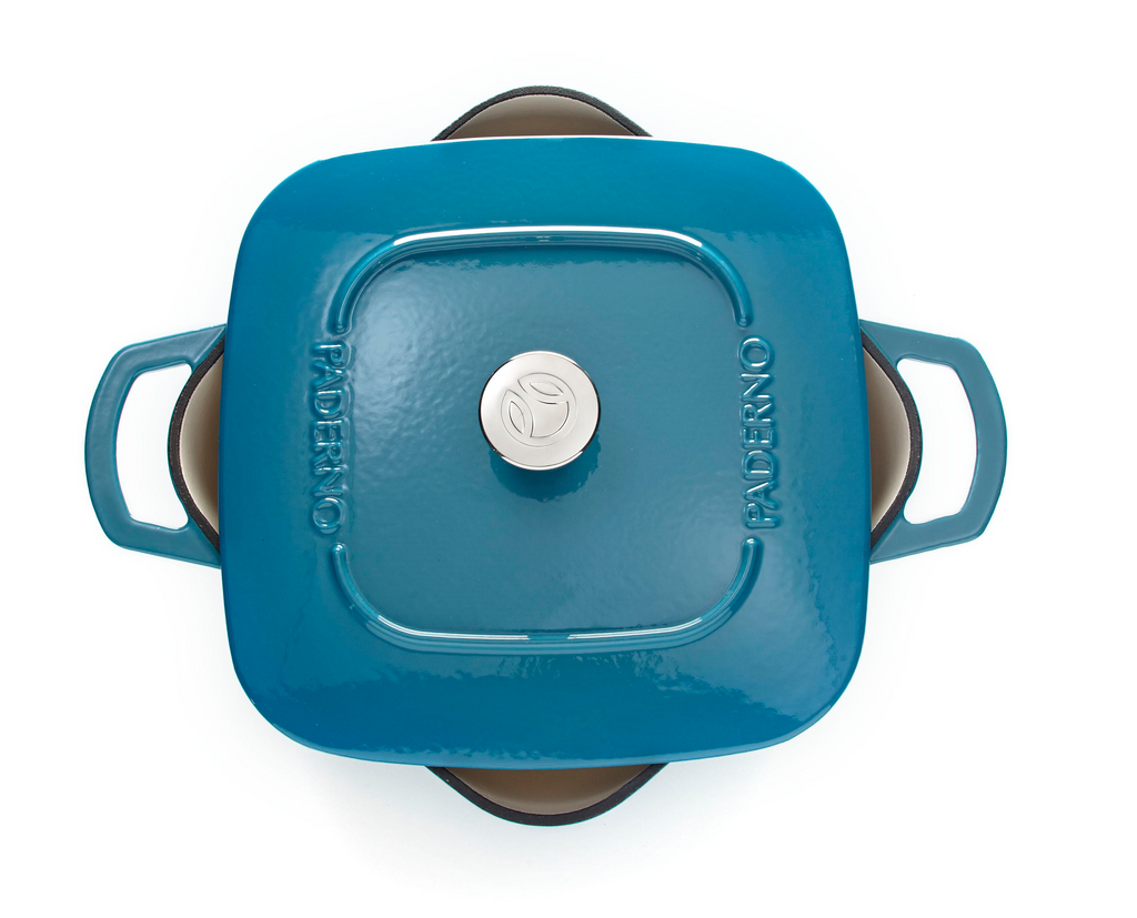 PADERNO Dutch Oven 6.5 Quarts, Teal